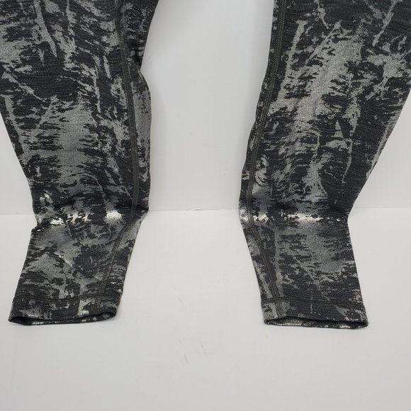 Lululemon Wunder Under Tight Legging 28” HR Sz 8 Crinkle Heather Brindle Foil - Picture 6 of 16